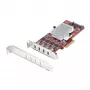 StarTech.com 4-Port USB Type-C PCIe-Karte, USB 3.2 10Gbps, USB-C PCI Express Erweiterungskarte, 4x unabhängige USB-Controller, Windows/Linux/macOS, TAA-konform