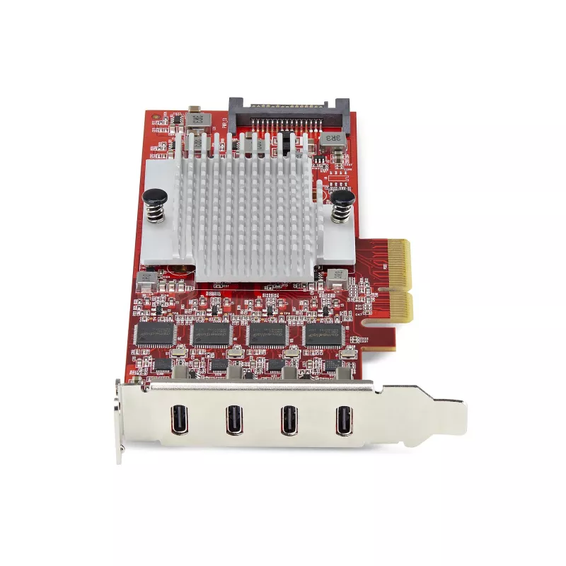 StarTech.com 4-Port USB Type-C PCIe-Karte, USB 3.2 10Gbps, USB-C PCI Express Erweiterungskarte, 4x unabhängige USB-Controller, Windows/Linux/macOS, TAA-konform
