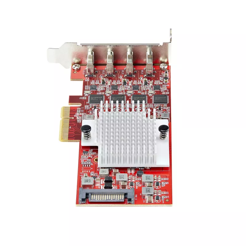 StarTech.com 4-Port USB Type-C PCIe-Karte, USB 3.2 10Gbps, USB-C PCI Express Erweiterungskarte, 4x unabhängige USB-Controller, Windows/Linux/macOS, TAA-konform
