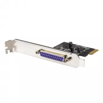 StarTech.com 1-Port Parallel PCIe-Karte - PCI Express zu Parallel DB25 Adapterkarte - Desktop Erweiterung LPT Controller für Drucker, Scanner & Plotter - SPP/ECP - Standard/Low Profile