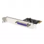 StarTech.com 1-Port Parallel PCIe-Karte - PCI Express zu Parallel DB25 Adapterkarte - Desktop Erweiterung LPT Controller für Drucker, Scanner & Plotter - SPP/ECP - Standard/Low Profile