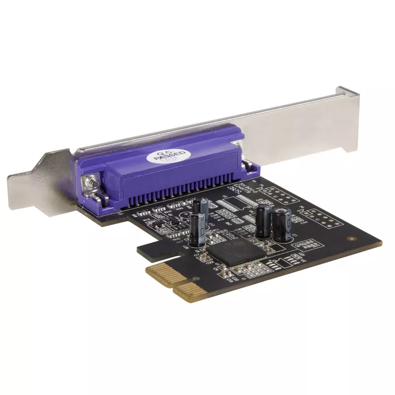 StarTech.com 1-Port Parallel PCIe-Karte - PCI Express zu Parallel DB25 Adapterkarte - Desktop Erweiterung LPT Controller für Drucker, Scanner & Plotter - SPP/ECP - Standard/Low Profile