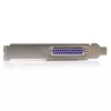 StarTech.com 1-Port Parallel PCIe-Karte - PCI Express zu Parallel DB25 Adapterkarte - Desktop Erweiterung LPT Controller für Drucker, Scanner & Plotter - SPP/ECP - Standard/Low Profile