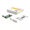 StarTech.com 1-Port PCI Express RS232 Serieller Adapter - PCIe RS232 Serieller Host-Controller - PCIe zu Seriell DB9 - 16950 UART - Low-Profile-Erweiterungskarte - Windows & Linux
