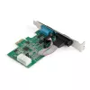 StarTech.com 2-Port PCI Express RS232 Serieller Adapter - PCIe RS232 Serieller Host-Controller - PCIe auf Dual Seriell DB9 Karte - 16950 UART - Erweiterungskarte - Windows & Linux
