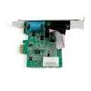 StarTech.com 2-Port PCI Express RS232 Serieller Adapter - PCIe RS232 Serieller Host-Controller - PCIe auf Dual Seriell DB9 Karte - 16950 UART - Erweiterungskarte - Windows & Linux