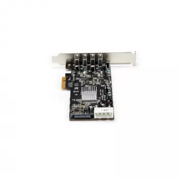 StarTech.com 4-Port USB 3.0 PCIe-Karte mit 4 dedizierten 5-Gbit/s-Kanälen (USB 3.1 Gen 1) – UASP – SATA-/LP4-Stromversorgung – PCI-Express-Adapterkarte