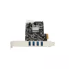 StarTech.com 4-Port USB 3.0 PCIe-Karte mit 4 dedizierten 5-Gbit/s-Kanälen (USB 3.1 Gen 1) – UASP – SATA-/LP4-Stromversorgung – PCI-Express-Adapterkarte