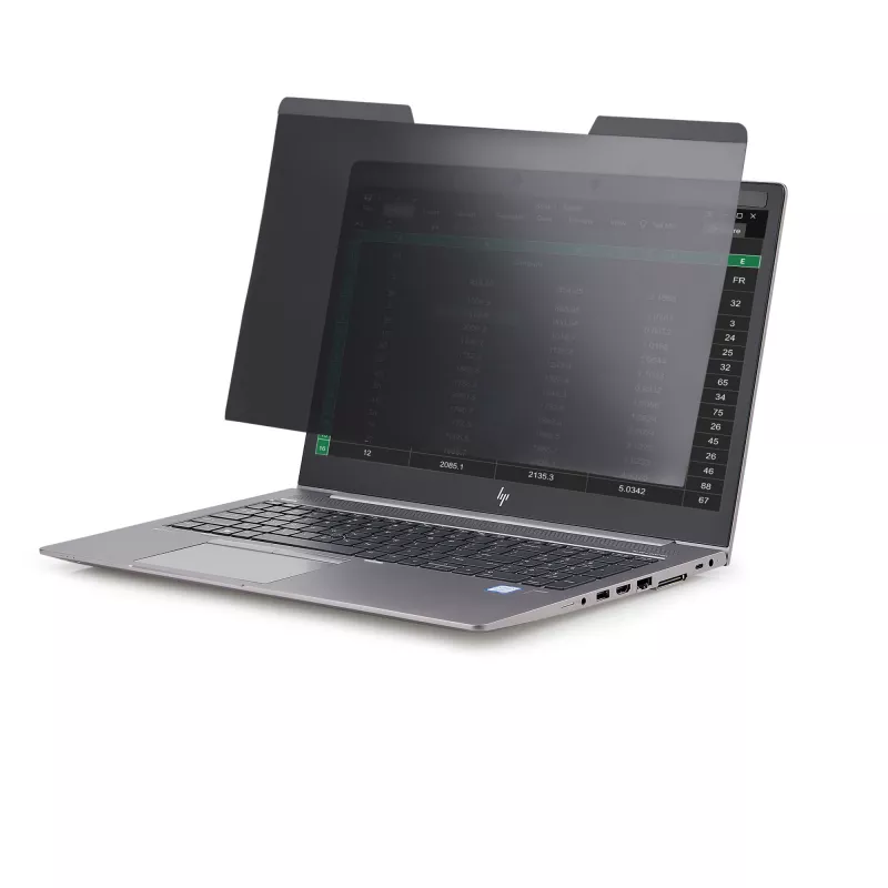 StarTech.com Laptop-Blickschutzfilter für 15.6 Zoll Notebook - Magnetischer, abnehmbarer Laptop-Display-Sicherheitsfilter - Blaulicht reduzierender Bildschirmschutz - 16:9 - Matt/Glänzend - +/-30 Grad
