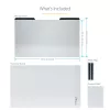 StarTech.com Laptop-Blickschutzfilter für 15.6 Zoll Notebook - Magnetischer, abnehmbarer Laptop-Display-Sicherheitsfilter - Blaulicht reduzierender Bildschirmschutz - 16:9 - Matt/Glänzend - +/-30 Grad