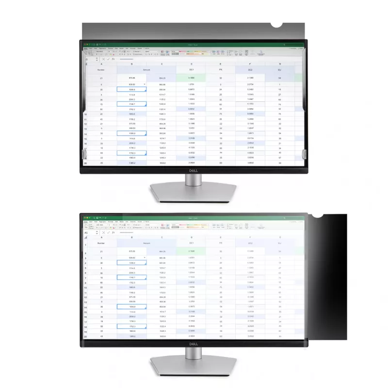 StarTech.com Monitor-Privatsphärenfilter für 61 cm (24 inch) PC-Display – Computer-Blickschutzfilter – Blaulichtreduzierender Displayschutzfilm – 16:9 Widescreen – Matt/Glänzend – ±30 Grad