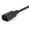 StarTech.com 1m Stromverlängerungskabel, C14 auf C13, 10A 125V, 18AWG, Computer-Stromverlängerungskabel, IEC-320-C14 auf IEC-320-C13 AC-Stromkabelverlängerung für Netzteile, UL-gelistet