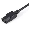 StarTech.com 1m Stromverlängerungskabel, C14 auf C13, 10A 125V, 18AWG, Computer-Stromverlängerungskabel, IEC-320-C14 auf IEC-320-C13 AC-Stromkabelverlängerung für Netzteile, UL-gelistet