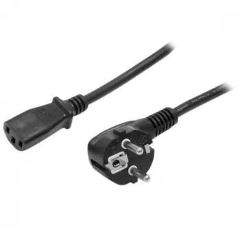 StarTech.com 2m Computer-Netzkabel, 18AWG, EU Schuko auf C13 Netzkabel, 250V 10A, Schwarzes Ersatz-AC-Kabel, TV/Monitor-Netzkabel, Schuko CEE 7/7 auf IEC 60320 C13 Netzkabel - PC-Netzteil-Kabel