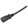 StarTech.com 2m Computer-Netzkabel, 18AWG, EU Schuko auf C13 Netzkabel, 250V 10A, Schwarzes Ersatz-AC-Kabel, TV/Monitor-Netzkabel, Schuko CEE 7/7 auf IEC 60320 C13 Netzkabel - PC-Netzteil-Kabel