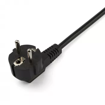 StarTech.com 2m (6ft) Computer-Netzkabel Y-Kabel, 18AWG, EU Schuko auf 2x C13, 10A 250V, Schwarz Ersatz-AC-Netzkabel, Drucker-Netzkabel, PC-Netzteilkabel, Monitor-Netzkabel – UL-gelistet