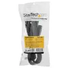 StarTech.com 2m (6ft) Computer-Netzkabel Y-Kabel, 18AWG, EU Schuko auf 2x C13, 10A 250V, Schwarz Ersatz-AC-Netzkabel, Drucker-Netzkabel, PC-Netzteilkabel, Monitor-Netzkabel – UL-gelistet