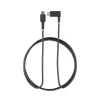 StarTech.com 1,8 m (6 ft) USB-C-Ladekabel, rechtwinklig – 60 W PD 3 A – robustes USB-C-Schnellladekabel – Schwarz, USB 2.0 Type-C – langlebige Aramidfaser – USB-Ladekabel