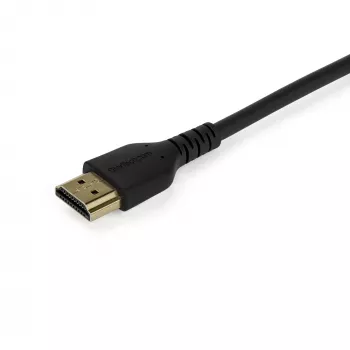 StarTech.com 6ft (2m) Slim HDMI 2.0 Kabel, flexibles Premium-zertifiziertes HDMI-Kabel mit Ethernet, UHD 4K 60Hz HDR10, langlebiges Aramidfaser-Design mit TPE-Mantel