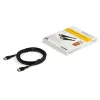 StarTech.com 6ft (2m) Slim HDMI 2.0 Kabel, flexibles Premium-zertifiziertes HDMI-Kabel mit Ethernet, UHD 4K 60Hz HDR10, langlebiges Aramidfaser-Design mit TPE-Mantel