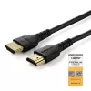 StarTech.com 6ft (2m) Slim HDMI 2.0 Kabel, flexibles Premium-zertifiziertes HDMI-Kabel mit Ethernet, UHD 4K 60Hz HDR10, langlebiges Aramidfaser-Design mit TPE-Mantel