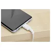 StarTech.com 1m USB-C-Ladekabel – Robustes Schnelllade- & Sync-Kabel USB 2.0 Typ C auf USB-C Laptop-Ladekabel – TPE-Mantel Aramidfaser M/M 60W Weiß – Samsung S10 S20 iPad Pro MS Surface