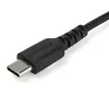 StarTech.com 2 m USB-C-Ladekabel – Robustes Schnelllade- und Sync-Kabel USB 2.0 Typ C auf USB C Laptop-Ladekabel – TPE-Mantel Aramidfaser M/M 60 W Schwarz – Samsung S10 S20 iPad Pro MS Surface
