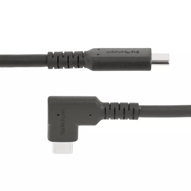 StarTech.com 2m USB-C-Kabel, gewinkelt, USB 5Gbps, 100W (5A) Power Delivery, 4K 60Hz DP Alt Mode, robustes USB-C-Kabel – Thunderbolt-kompatibel