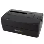 StarTech.com Single Bay USB 3.0 auf SATA Festplatten-Dockingstation, USB 3.0 (5 Gbit/s) Festplatten-Dock, externe 2,5/3,5 Zoll SATA I/II/III HDD/SSD Dockingstation, Top-Loading Festplatten-Einschub