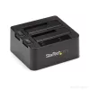 StarTech.com Dual-Bay USB 3.2 Gen 2 auf SATA Festplatten-Dockingstation, USB 10Gbps Festplatten-Dock, externes 2,5/3,5 Zoll SATA I/II/III SSD/HDD Dockingstation, Hot-Swap Festplatteneinschub, Top-Loading
