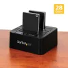 StarTech.com Standalone Festplatten-Duplizierer, Dual-Bay HDD/SSD Kloner/Kopierer, USB 3.1 (10 Gbit/s) zu SATA III HDD/SSD Dockingstation, Festplatten-Duplizierer-Dock, Festplatten-Kloner