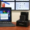 StarTech.com Standalone Festplatten-Duplizierer, Dual-Bay HDD/SSD Kloner/Kopierer, USB 3.1 (10 Gbit/s) zu SATA III HDD/SSD Dockingstation, Festplatten-Duplizierer-Dock, Festplatten-Kloner