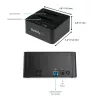 StarTech.com Standalone Festplatten-Duplizierer, Dual-Bay HDD/SSD Kloner/Kopierer, USB 3.1 (10 Gbit/s) zu SATA III HDD/SSD Dockingstation, Festplatten-Duplizierer-Dock, Festplatten-Kloner