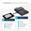 StarTech.com Eigenständiger M.2 SATA & M.2 NVMe Duplizierer und Löscher - HDD/SSD Kloner/Wiper für M.2 PCIe AHCI/NVMe, M.2 SATA, 2,5/3,5 Zoll SATA-Laufwerke - Externer Festplattenlöscher/Duplizierer, TAA
