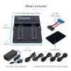 StarTech.com Eigenständiger M.2 SATA & M.2 NVMe Duplizierer und Löscher - HDD/SSD Kloner/Wiper für M.2 PCIe AHCI/NVMe, M.2 SATA, 2,5/3,5 Zoll SATA-Laufwerke - Externer Festplattenlöscher/Duplizierer, TAA