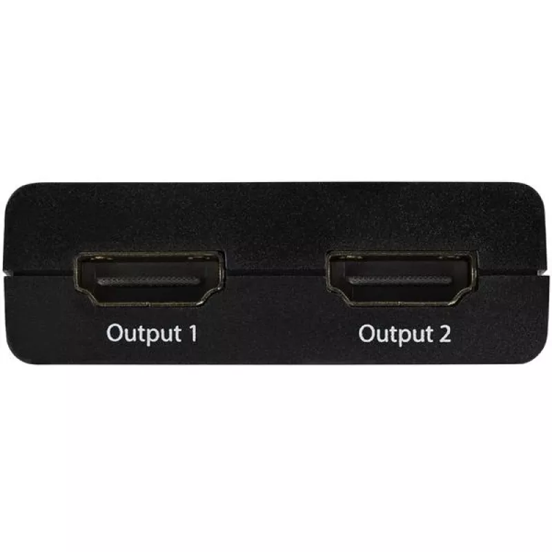 StarTech.com 4K HDMI 2-Port Video Splitter – 1x2 HDMI Splitter – Stromversorgung über USB oder Netzteil – 4K 30Hz