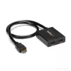 StarTech.com 4K HDMI 2-Port Video Splitter – 1x2 HDMI Splitter – Stromversorgung über USB oder Netzteil – 4K 30Hz