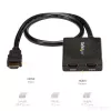 StarTech.com 4K HDMI 2-Port Video Splitter – 1x2 HDMI Splitter – Stromversorgung über USB oder Netzteil – 4K 30Hz