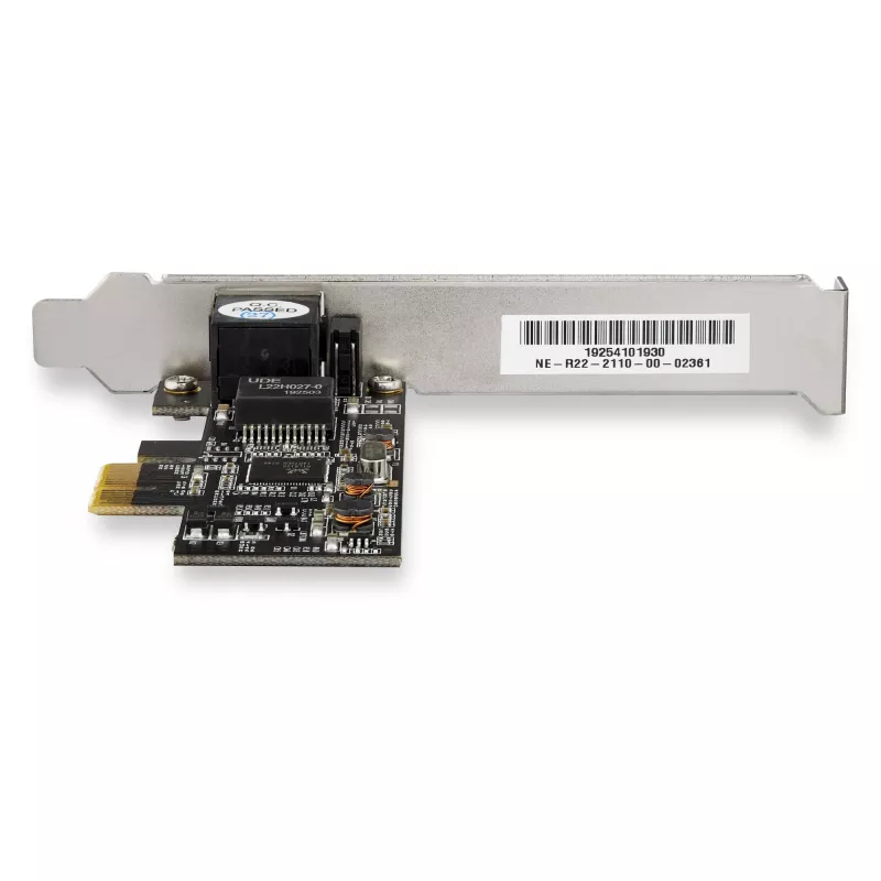 StarTech.com 2,5 Gbit/s 2.5GBASE-T PCIe-Netzwerkkarte, Intern, Kabelgebunden, PCI Express, Ethernet, 2500 Mbit/s, Schwarz