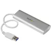 StarTech.com 4-Port USB Hub, USB A auf 4x USB-A Anschlüsse, USB 5Gbps, robustes Design, busbetrieben, tragbarer Laptop USB 3.0 Hub