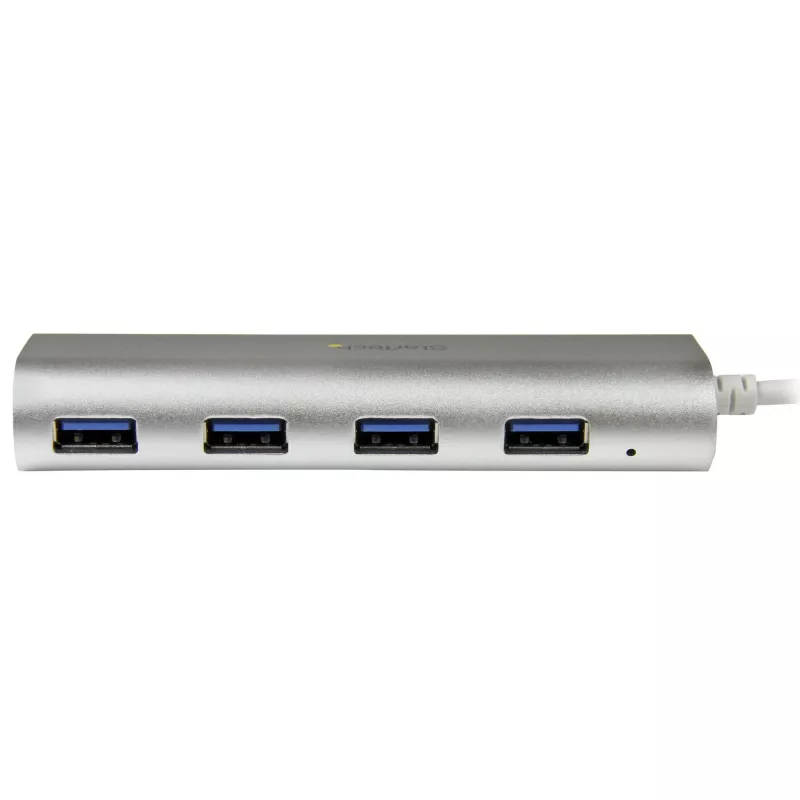 StarTech.com 4-Port USB Hub, USB A auf 4x USB-A Anschlüsse, USB 5Gbps, robustes Design, busbetrieben, tragbarer Laptop USB 3.0 Hub