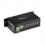 StarTech.com 7-Port USB 2.0 Hub – Industrial USB-A-Hub aus Metall mit ESD-Schutz und 350W Überspannungsschutz – Hutschienen-, Wand- oder Tischmontage möglich – TAA-konformer USB-Expander-Hub