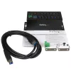 StarTech.com 7-Port Industrial USB 3.0 Hub mit ESD-Schutz~7-Port USB 3.0 Hub (5Gbps) - Industrieller USB-A-Hub aus Metall mit ESD-Schutz und 350W Überspannungsschutz - Hutschienen-, Wand- oder Tischmontage - TAA-konformer USB-Expander-Hub