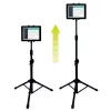 StarTech.com Verstellbarer Tablet-Stativständer, Tablet/UMPC, Multimediaständer, Innenbereich, Schwarz