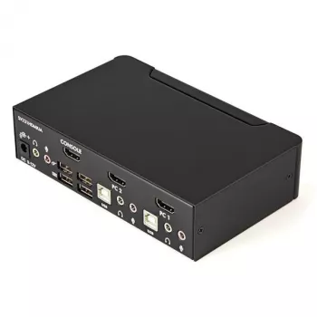 StarTech.com 2-Port USB HDMI KVM-Switch mit Audio und USB 2.0-Hub