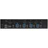 StarTech.com 4-Port HDMI KVM-Switch – Einzelmonitor 4K 60Hz Ultra HD HDR – Desktop HDMI 2.0 KVM-Switch mit 2-Port USB 3.0 Hub (5Gbit/s) und 4x USB 2.0 HID, Audio – Hotkey-Umschaltung – TAA