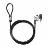 HP Keyed Kabel Lock 10 mm, 1,83 m, Rundschlüssel, verzinkter Stahl, Schwarz