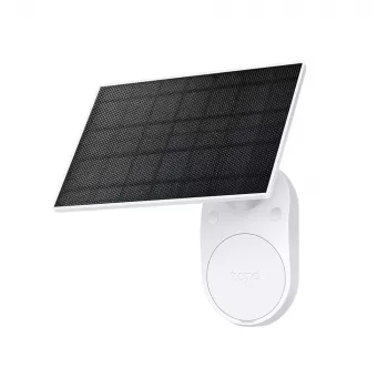 TP-Link Tapo Solarpanel SPEZIFIKATION: 5,2 V 2,5 W FUNKTION: Typ-C-Ladeanschluss, ununterbrochene Stromversorgung, flexible Solarinstallation, funktioniert mit Akkukamera, 4 m Ladekabel (gesamt), wetterfest (IP65)