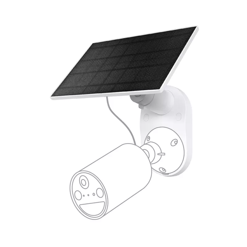 TP-Link Tapo Solarpanel SPEZIFIKATION: 5,2 V 2,5 W FUNKTION: Typ-C-Ladeanschluss, ununterbrochene Stromversorgung, flexible Solarinstallation, funktioniert mit Akkukamera, 4 m Ladekabel (gesamt), wetterfest (IP65)