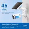 TP-Link Tapo Solarpanel SPEZIFIKATION: 5,2 V 2,5 W FUNKTION: Typ-C-Ladeanschluss, ununterbrochene Stromversorgung, flexible Solarinstallation, funktioniert mit Akkukamera, 4 m Ladekabel (gesamt), wetterfest (IP65)